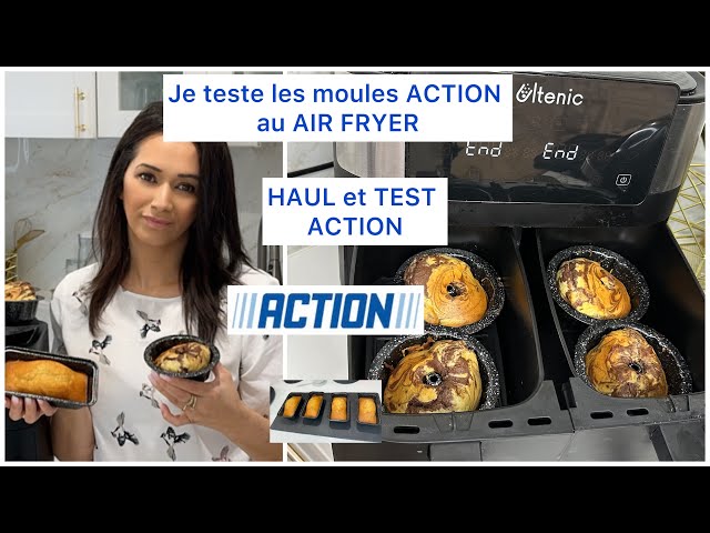 HAUL - TEST ACTION - Je teste les moules Action au AIR FRYER