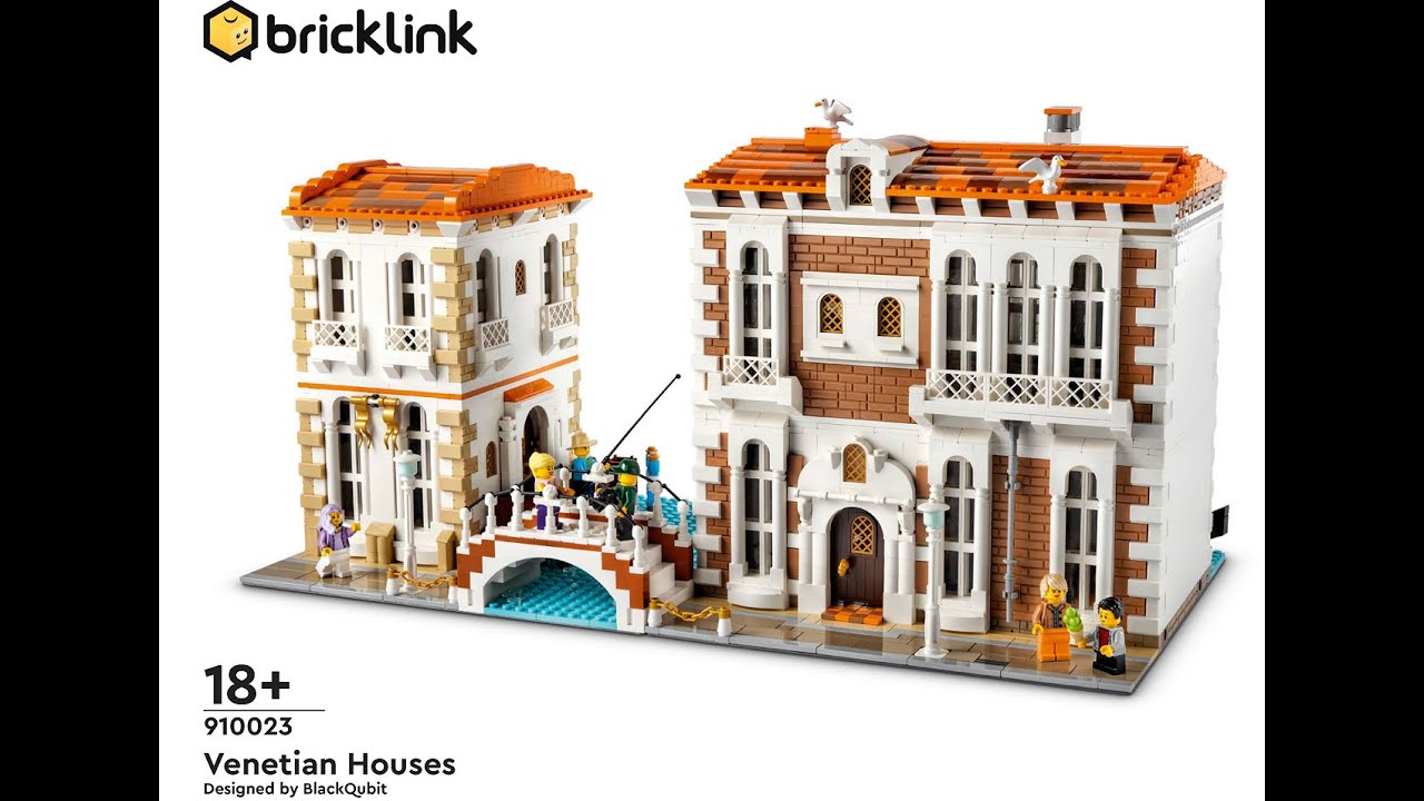 Lego. Bricklink 910023. Venetian Houses. Instructions - YouTube