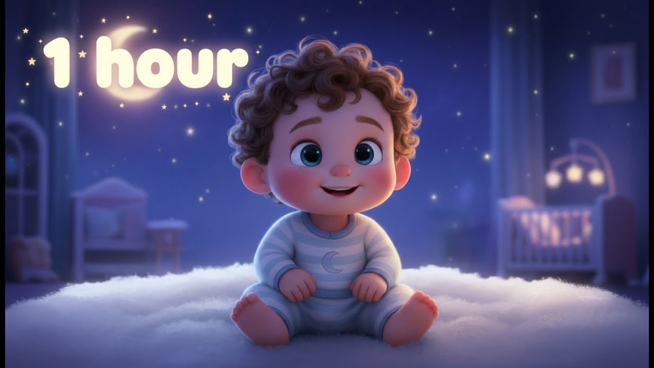 1 Hour Baby Sleep Music 🌙 Calm Lullaby for Deep Sleep | Bedtime Songs