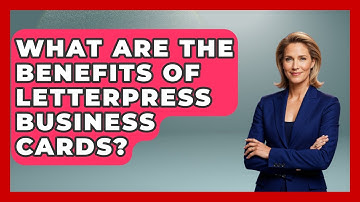 What Are The Benefits Of Letterpress Business Cards? - Graphic Design Nerd