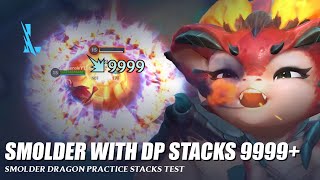 Smolder With 9999 Stacks Of Dragon Practice - Wild Rift