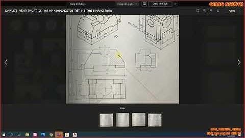 VẼ KỸ THUẬT CƠ KHÍ - CHƯƠNG 6: CÁC LỖI THƯỜNG GẶP KHI THỂ HIỆN MẶT CẮT  - HÌNH CẮT