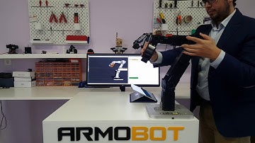 Easy Trajectory Teaching = ARMOGADGET + ROS + MoveIt + RViz