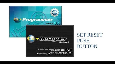 Tutorial Cx designer 3: Set Reset push button [Bahasa Malaysia]