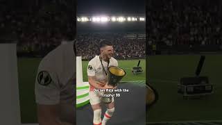 Declan Rice Lifts The Trophy