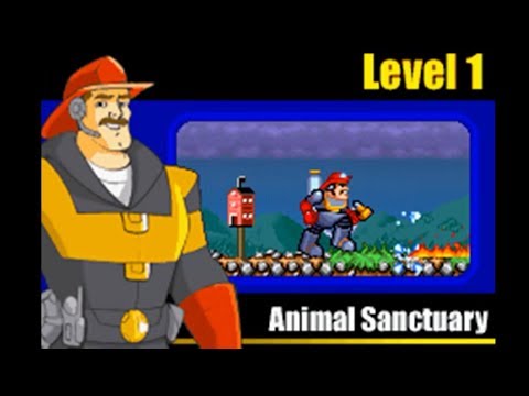 Rescue Heroes: Billy Blazes (GBA) Animal Sanctuary Level 1 Walkthrough