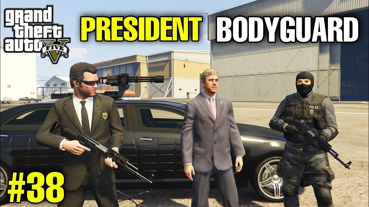 GTA 5 MICHAEL PRESIDENT BODYGUARD 26 JANUARY SPECIAL 2022