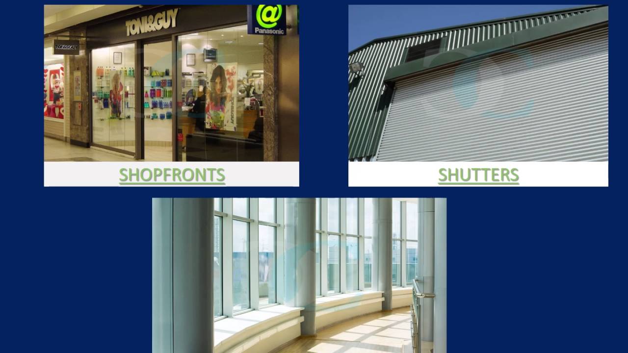 Shop The Best Double Glazed Shop Fronts & Electric Doors YouTube