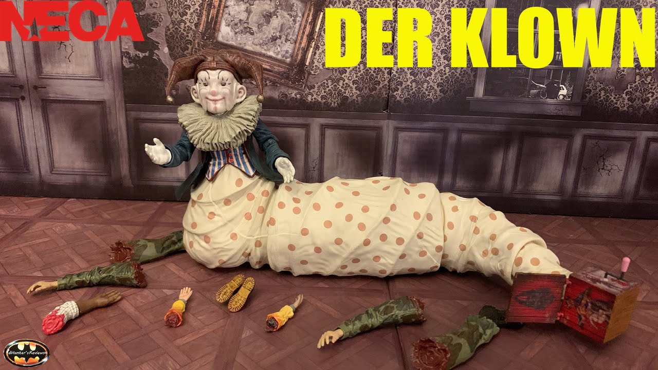 Обзор и сравнение игрушечной фигурки NECA Der Klown Krampus Killer Clown