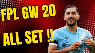 FPL GW 20 transfers made