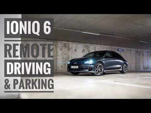 Hyundai Ioniq 6 // Remote driving & parking