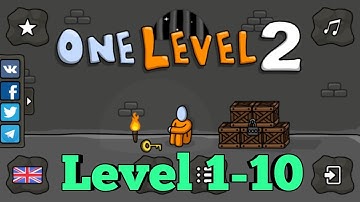 One Level 2 Stickman Jailbreak Level 1-10 Walkthrough.