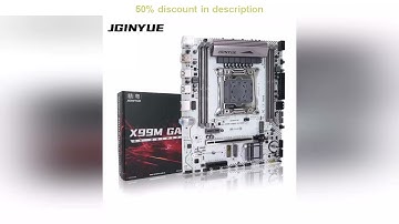 Latest Products You Must Know! JGINYUE X99 Motherboard LGA 2011-3 Support Xeon E5 V3 V4 CPU and D