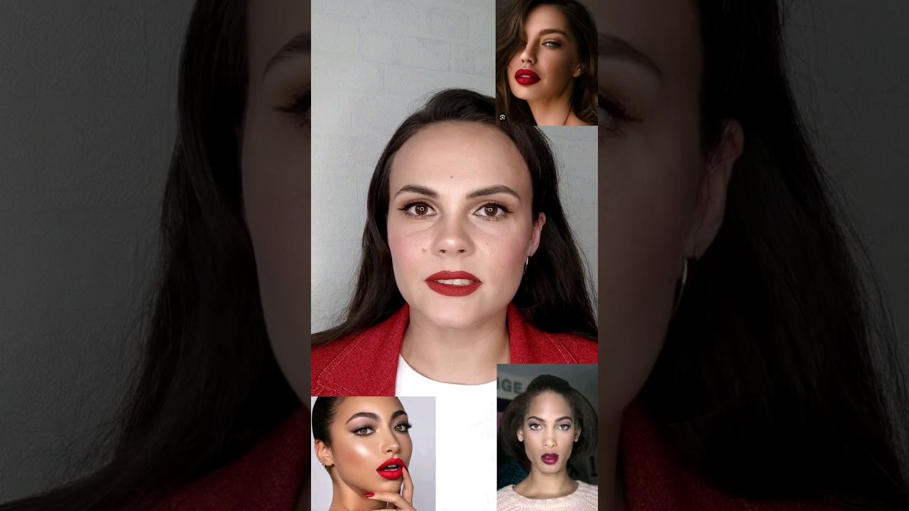 Как подобрать идеальный цвет красной помады? #макияжйошкарола #бровийошкарола #визажистйошкарола