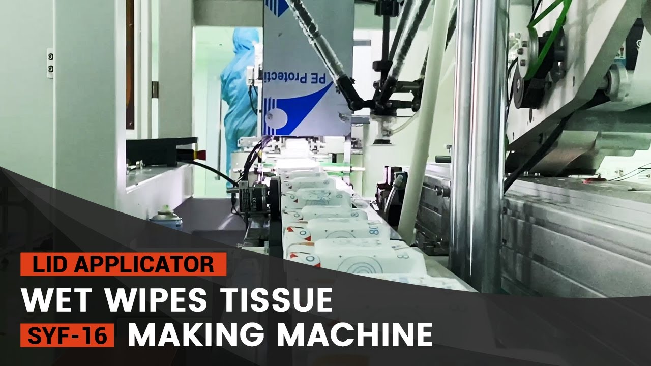 SUNY SYF-16 Wet Wipes Making Machine | High Speed Baby Wipes Line - YouTube