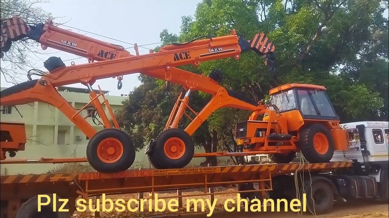 ACE 14 Ton Hydra Crane Farana Crane Technical Details Engineering News TV YouTube