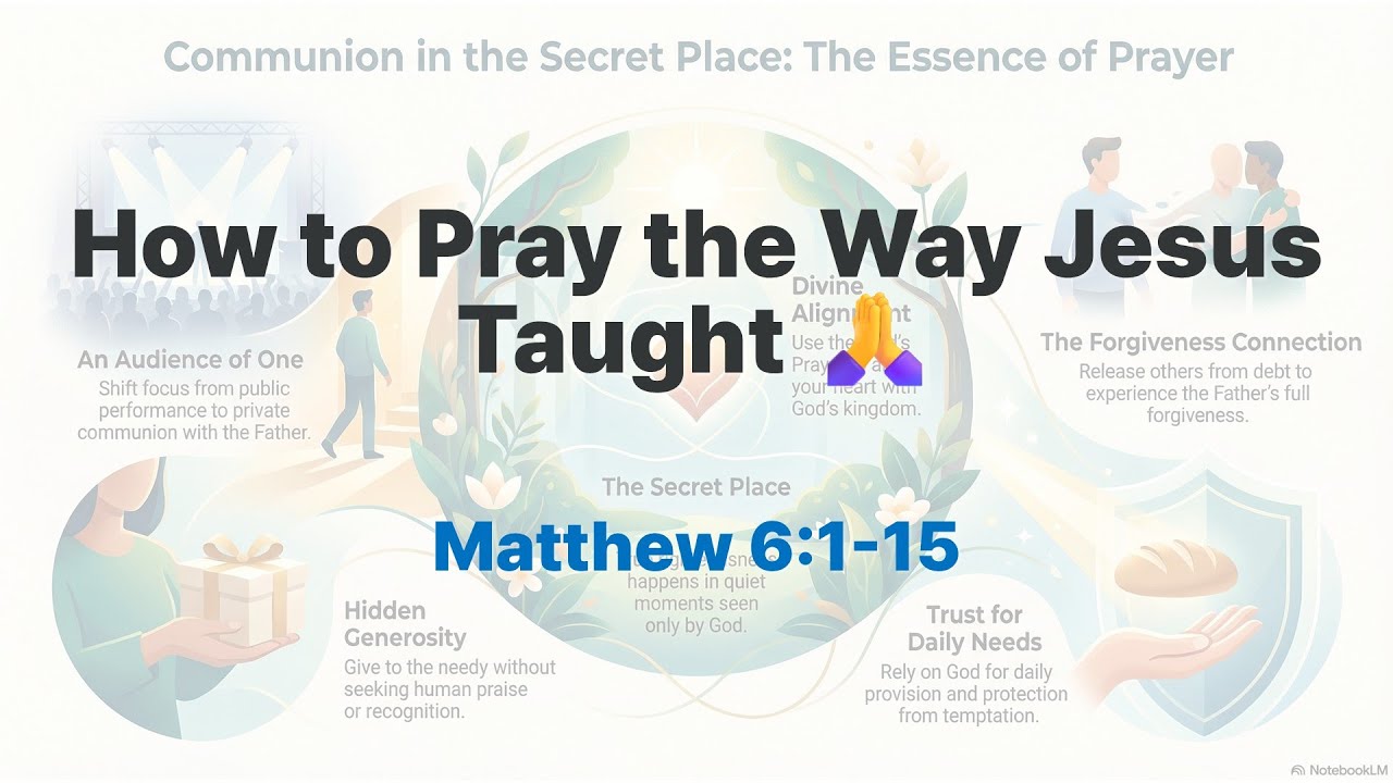 How to Pray the Way Jesus Taught 🙏 | Matthew 6 Devotional (7-Step QT ...