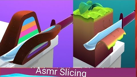 ASMR Slicing Gameplay Part2 walkthrough level 23-29 (android ,ios )HD  siya games