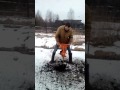 Бензобур Урал самодельный