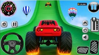 Monster Truck Crazy Mega Ramp Racing 3d - Ultimate Stunts Racing - Android Gameplay screenshot 5