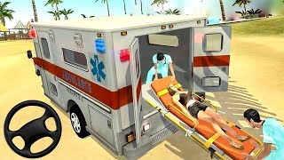 Ambulance Coast Guard Beach Rescue - 911 Emergency Simulator - Android Gameplay screenshot 5