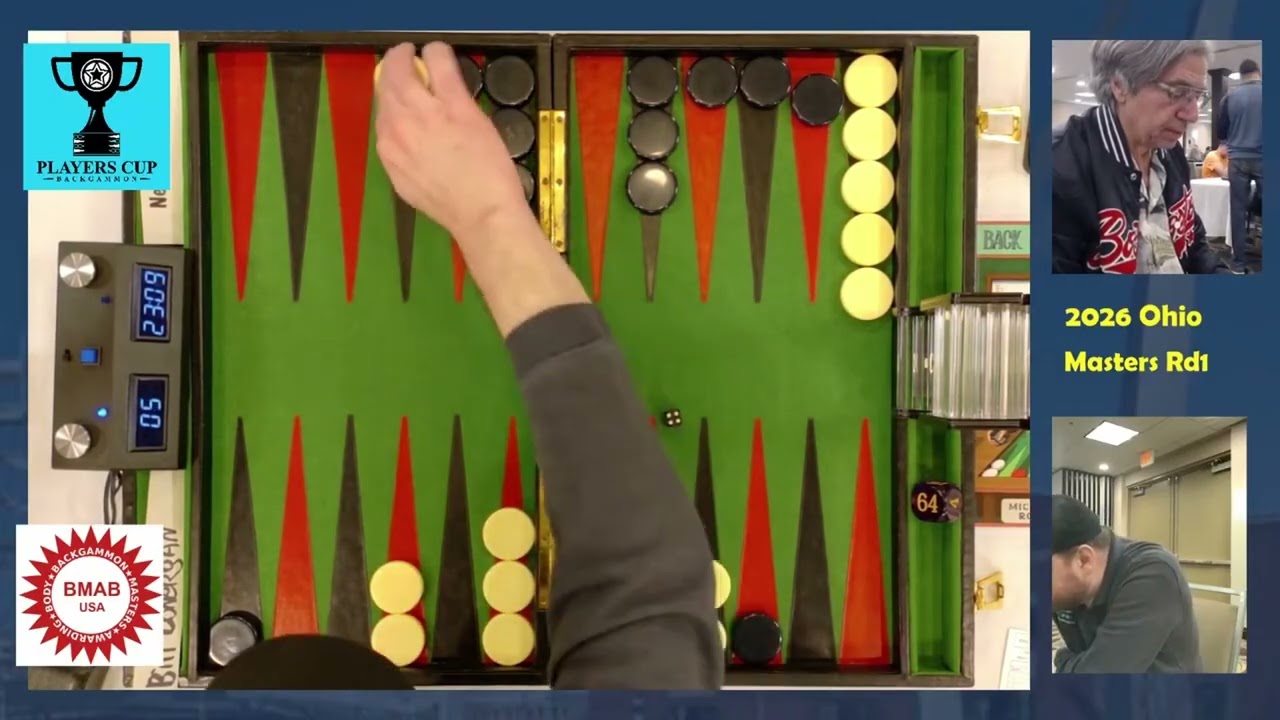 2026 Ohio Masters Rd1 Neil Kazaross vs Bill Lonergan 13pts