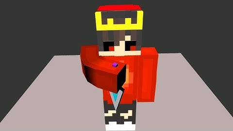 kunai from ender Portal minecraft animation (Prisma 3D) +Pic