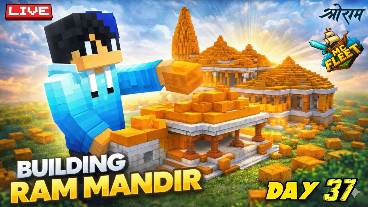 McFleet Mein Ram Mandir Bana Raha Hoon | Live Building | Season 2 Days 37 | 