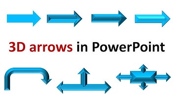 Making 3D arrows in PowerPoint | Hindi