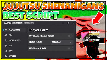 Jujutsu Shenanigans Script/Hack (KILL AURA, AUTOFARM, HITBOX, AND MORE)