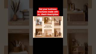 Get your business brochures made with us, check description