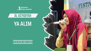 Al Asyiqiyah  Ya Alim  Lirik Sholawat Arab Dan Latin Ya Alim Bikulli Ulum Lirik Banjari