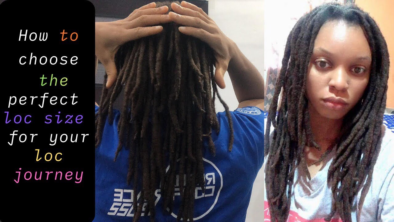 How to choose the perfect loc size for your loc journey - YouTube