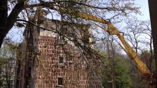 Struijk Sloopwerken Sloop Flat Met Grote Kraan Dordrecht Deel 1