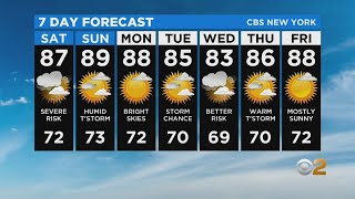 CBS2 Weather: 6/27 Afternoon Forecast