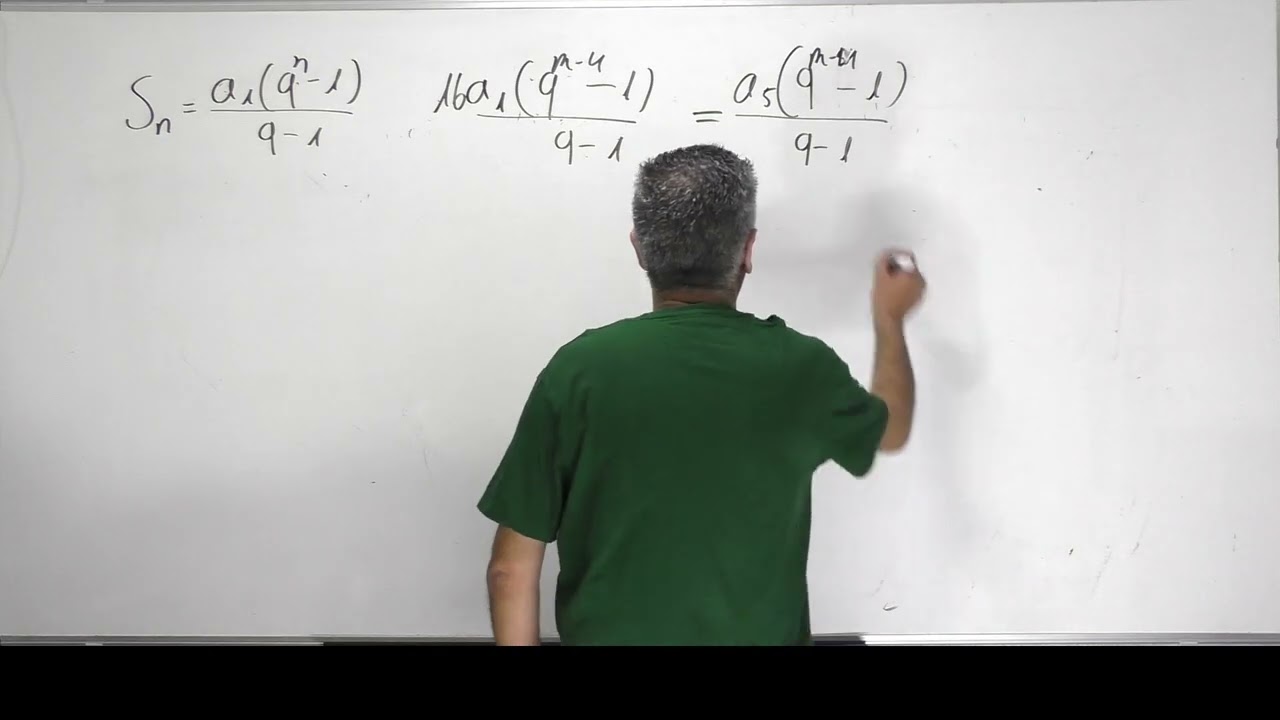 ✏️פתרון בגרות 571 (581) חורף 2025 שאלה 2-סדרה הנדסית.