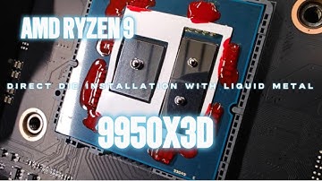 Installing Delidded AMD Ryzen 9 9950X3D - Thermal Grizzly Liquid Metal & Direct-Die ASUS ROG X870E