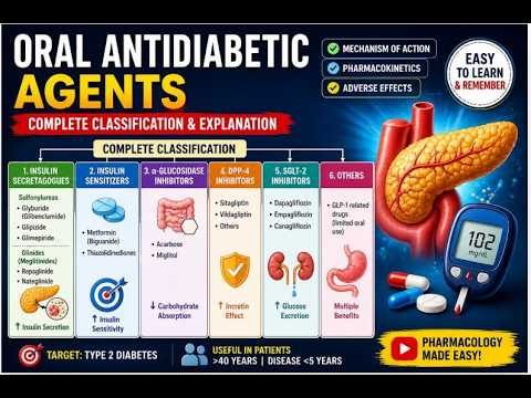Oral Antidiabetic Agents Made Easy | Sulfonylureas & Glinides Explained ...