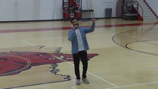 Super Bowl champion turned Hollywood star Spencer Paysinger visits TASD