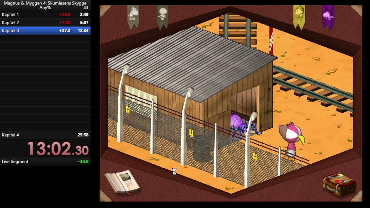 Skipper and Skeeto 4 Speedrun [Any%] - World Record 33:09.82 - Magnus Og Myggen 4