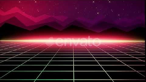 Retro Futuristic Background | Motion Graphics - Videohive template