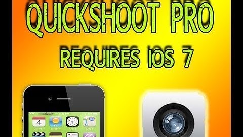 QuickShoot Pro 2: iOS7 Cydia Tweak [Review] [Jailbreak][January 2014]