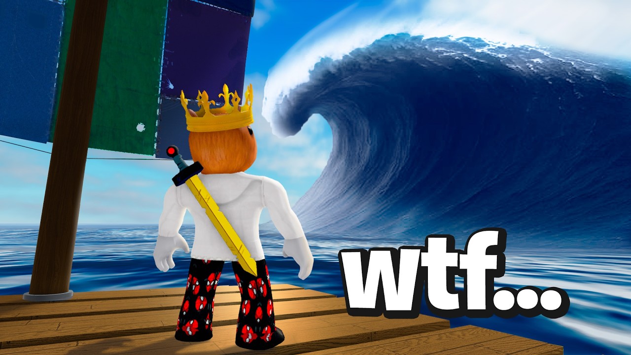 Rusty Rafts Monster SOBREVIVÍ a las OLAS MONSTRUO de RUSTY RAFT - YouTube