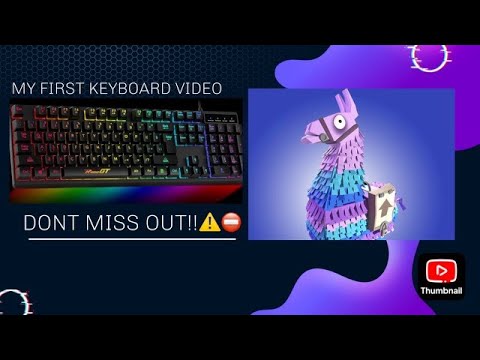 My first keyboard match! stay till end - YouTube
