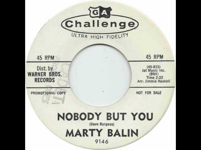 Marty Balin - Nobody But You