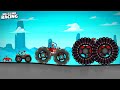 Hill climb racing  every vehicle mega tires gameplay