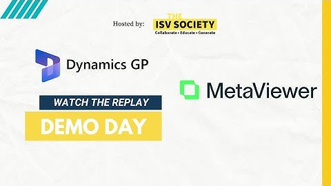 GP Demo Day - Touchless Invoice Automation for Dynamics GP with MetaViewer