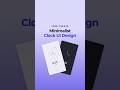 Analog Clock Ui Design HTML CSS JavaScript