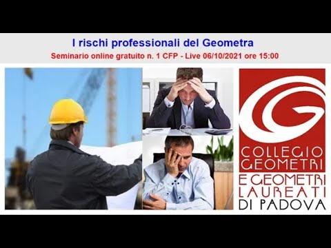 I rischi professionali del Geometra