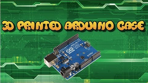 3D Printed Arduino Case